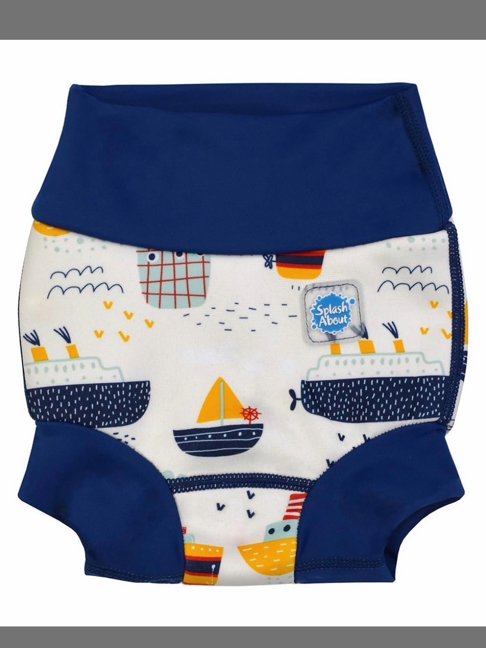 Splash About Kids Blue Nautical Swim Diaper Cover
